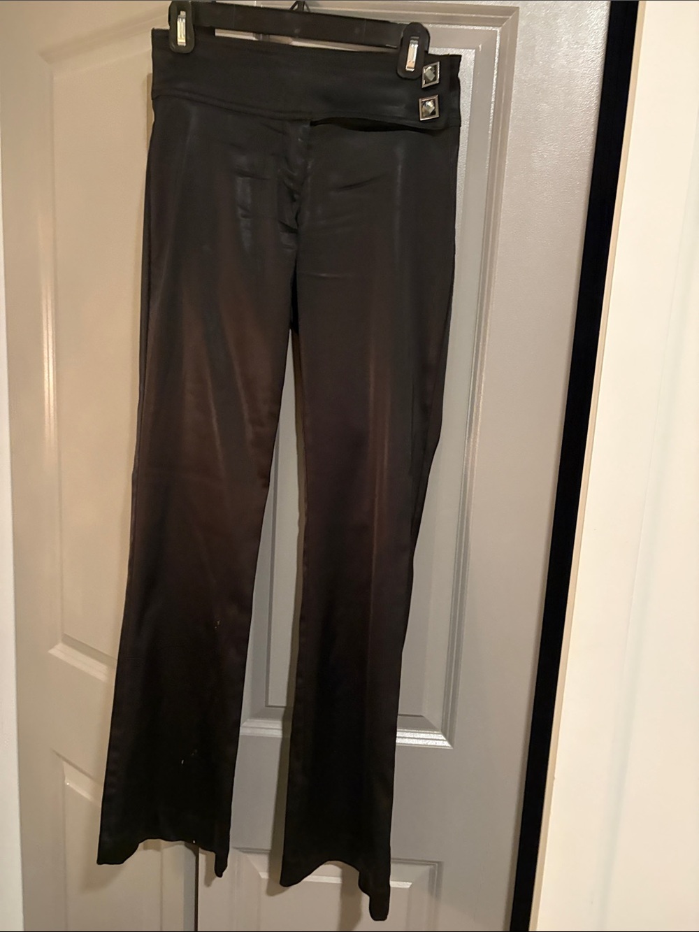 Cache Black Stretch Flare Pants